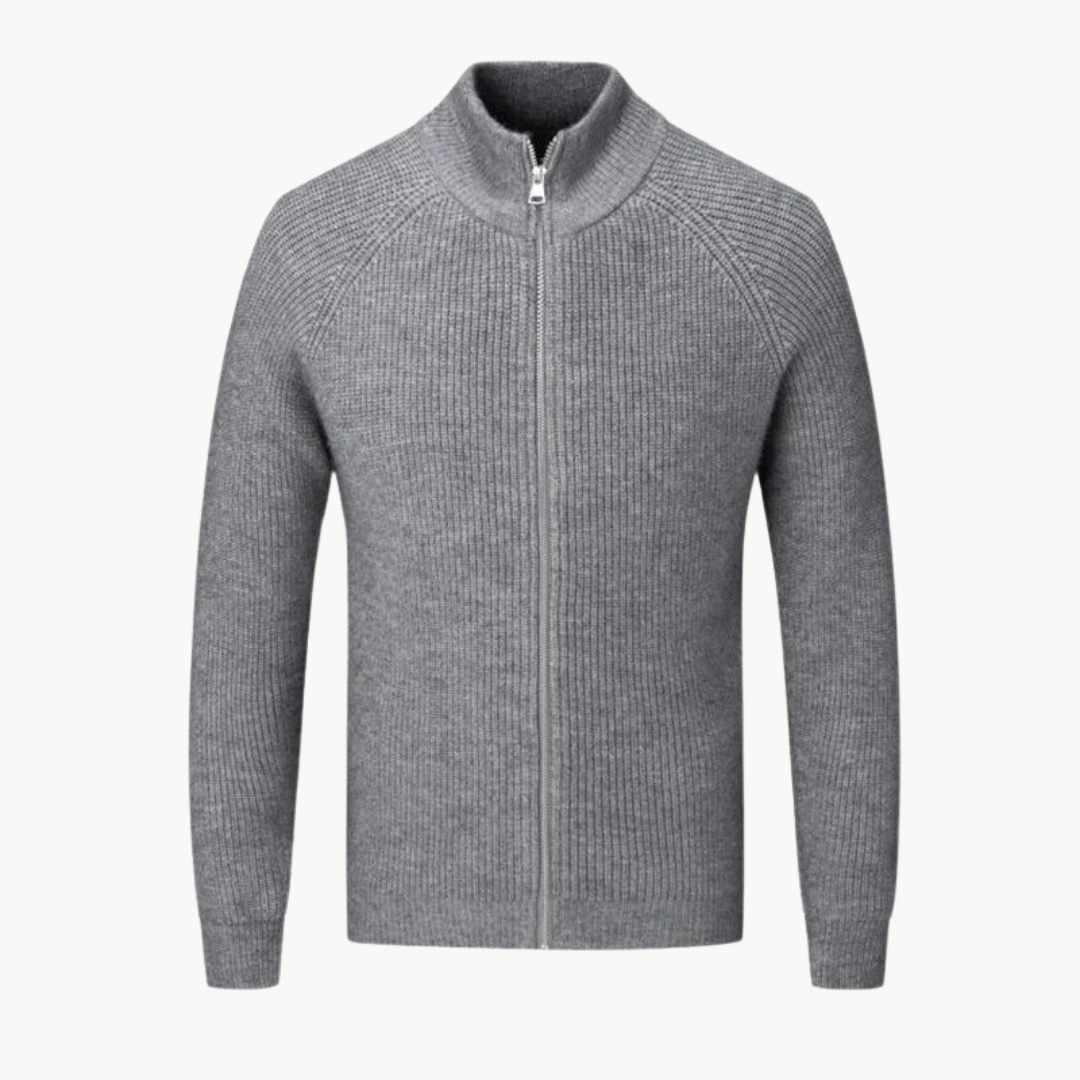 Colton Cashmere Zip Sweater | Klyo