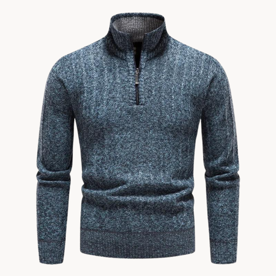 Freddie Quarter Zip Sweater | Klyo