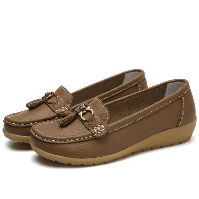 Orthopedic Leather Moccasin | Klyo