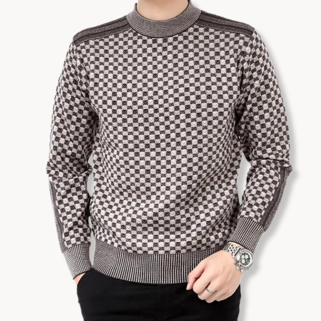 Raiden Patterned Sweater | Klyo