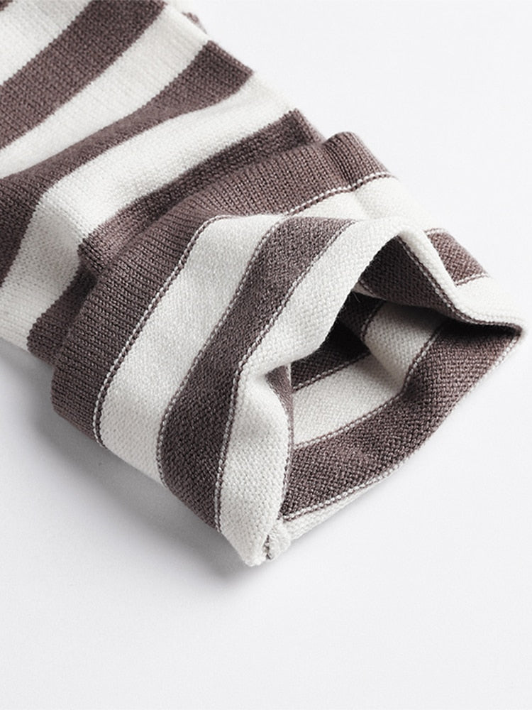 Striped Loose Sweater | Klyo