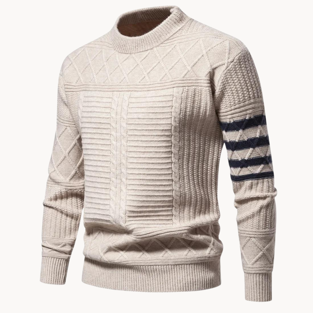 Warren Cable Crewneck Sweater | Klyo