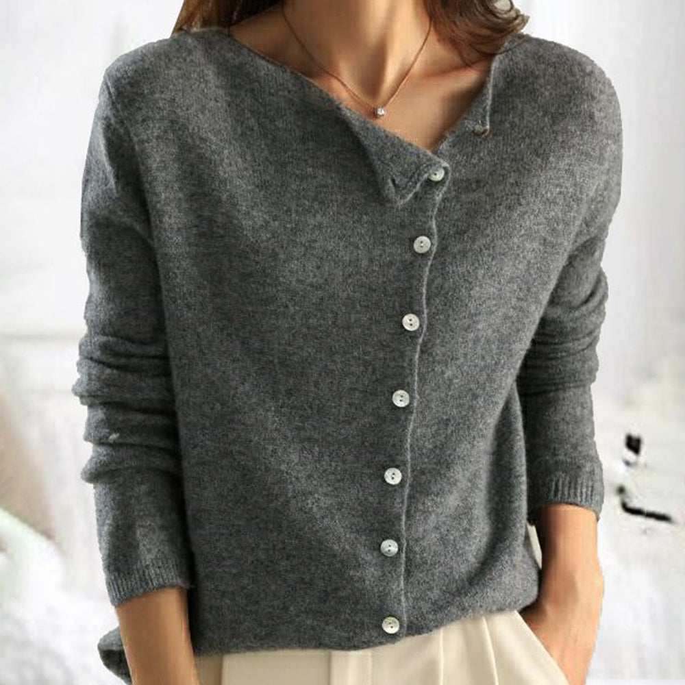 Heather Elegant Cardigan | Klyo