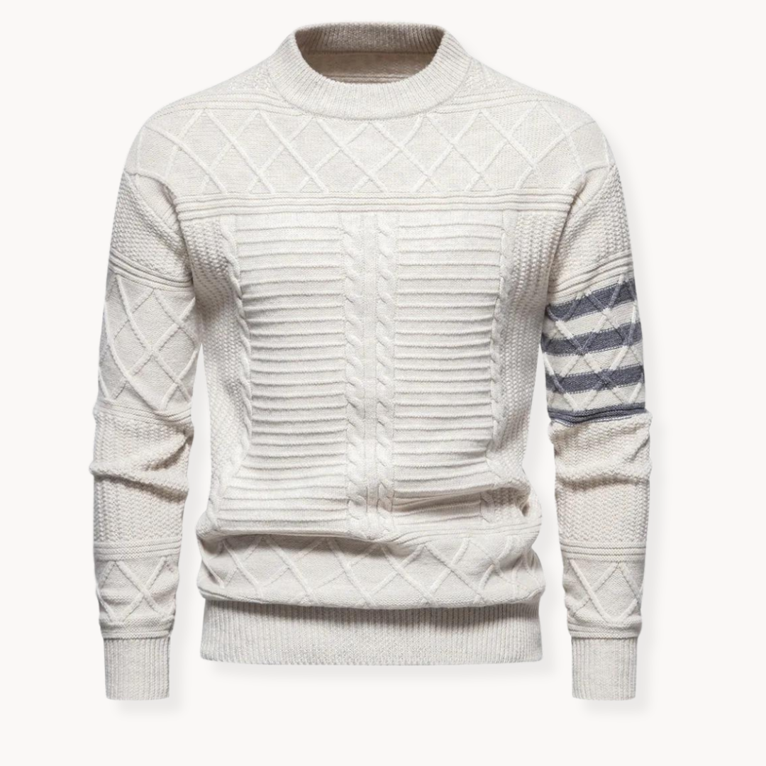 Warren Cable Crewneck Sweater | Klyo