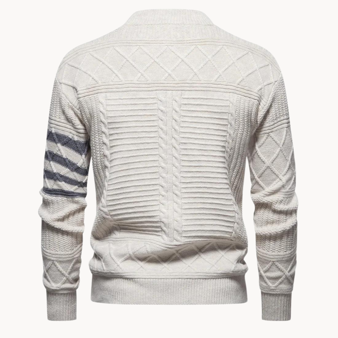 Warren Cable Crewneck Sweater | Klyo