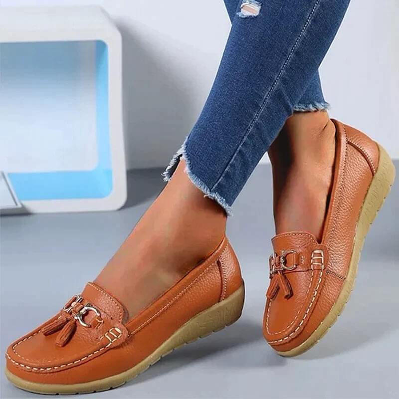 Orthopedic Leather Moccasin | Klyo