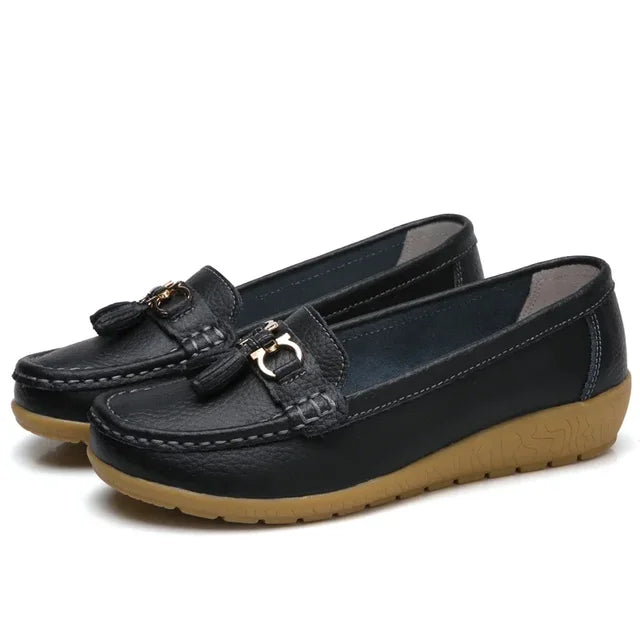 Orthopedic Leather Moccasin | Klyo