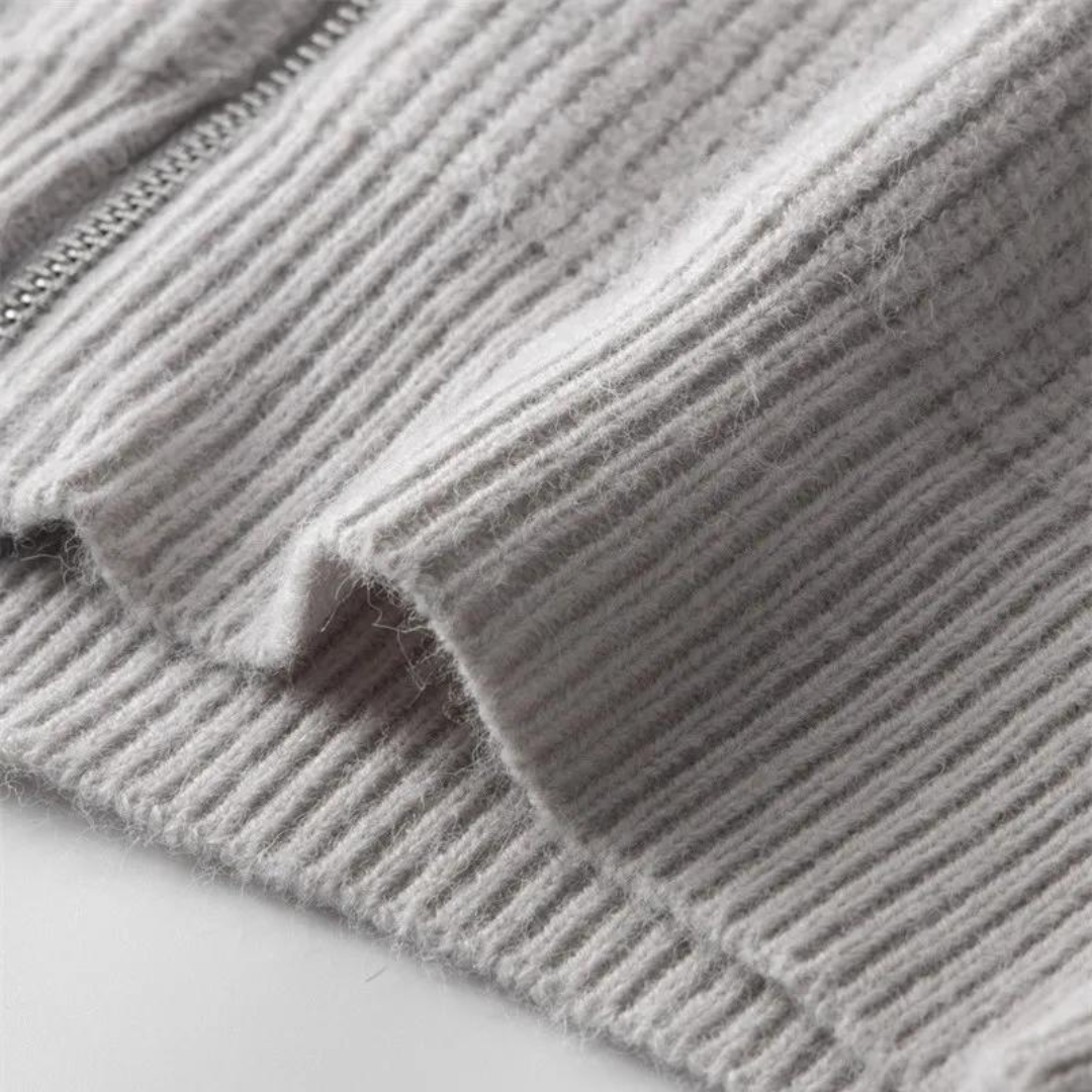 Colton Cashmere Zip Sweater | Klyo