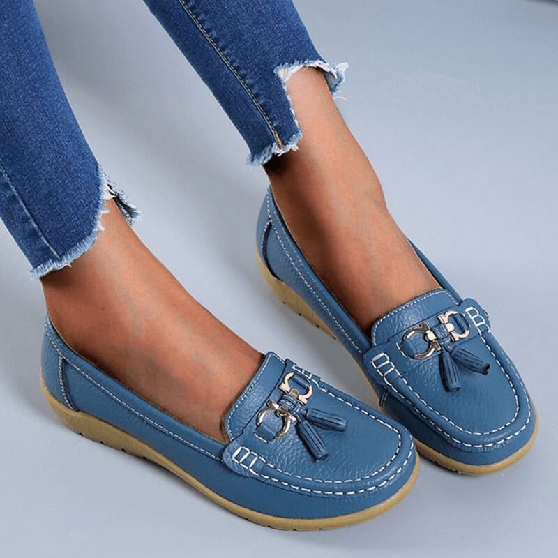 Orthopedic Leather Moccasin | Klyo