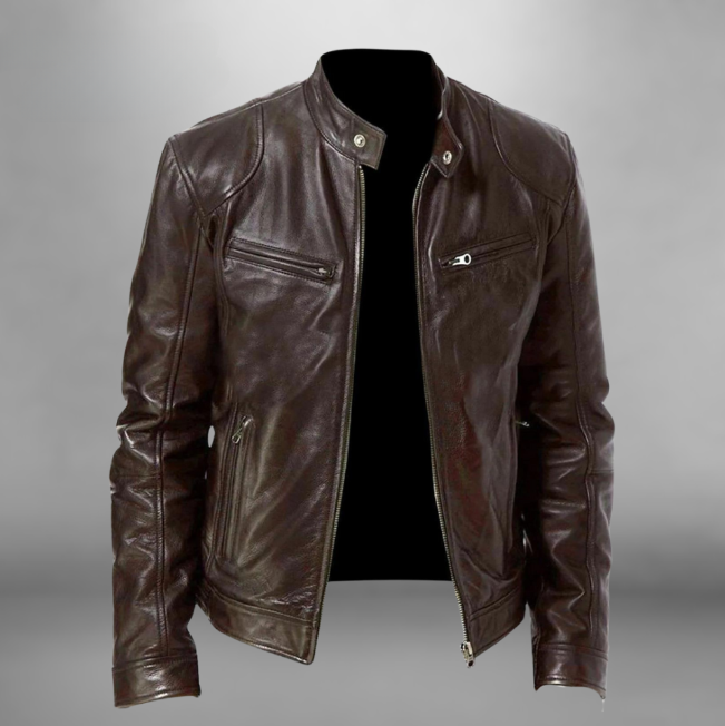 Trenton Leather Men's Jacket | Klyo