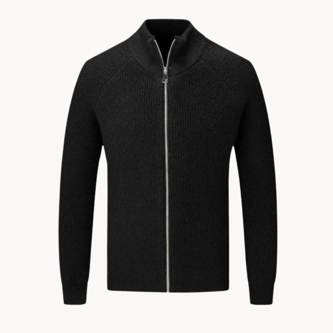 Colton Cashmere Zip Sweater | Klyo