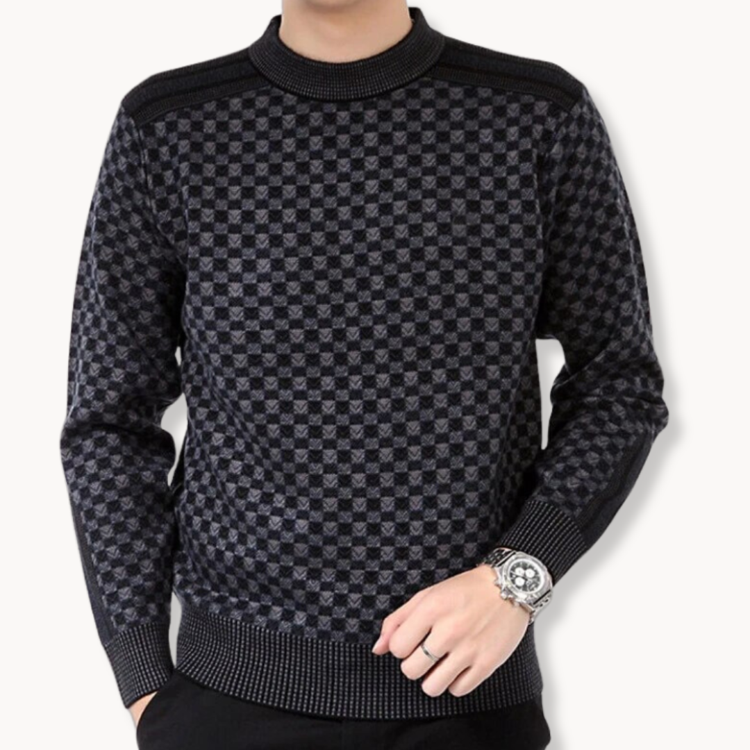 Raiden Patterned Sweater | Klyo