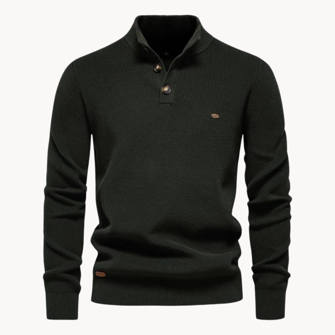 Ashton Button Rollkragenpullover | Klyo