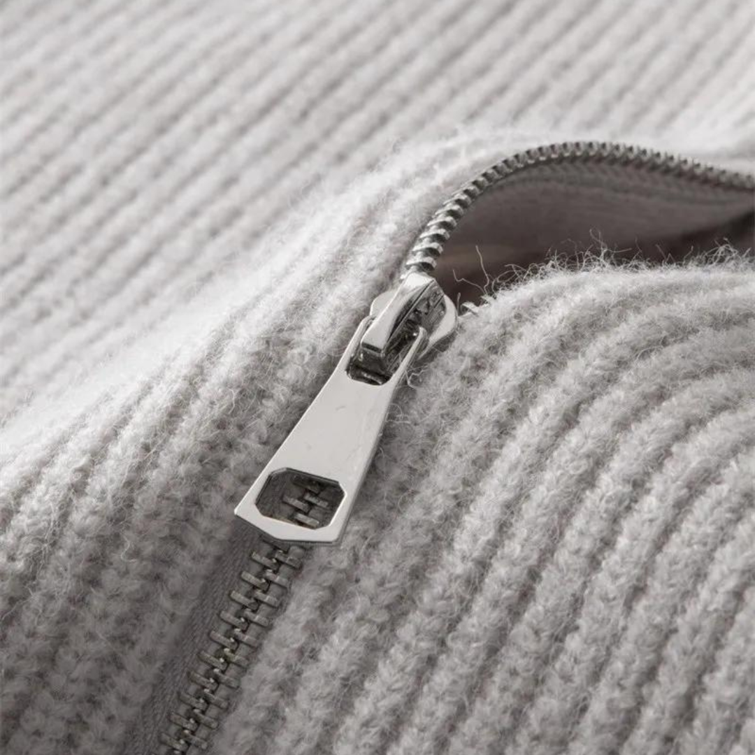 Colton Cashmere Zip Sweater | Klyo