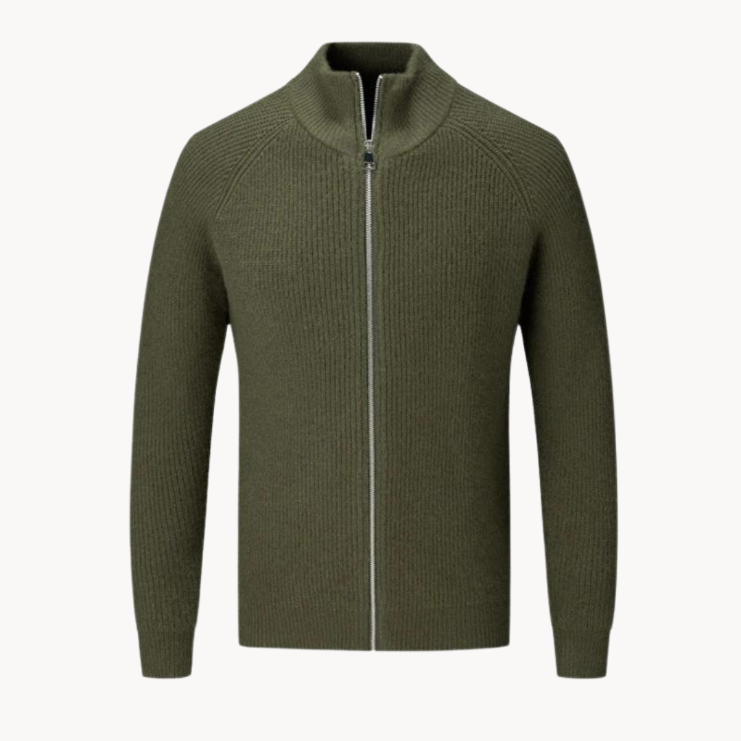 Colton Cashmere Zip Sweater | Klyo