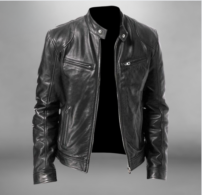 Trenton Leather Men's Jacket | Klyo