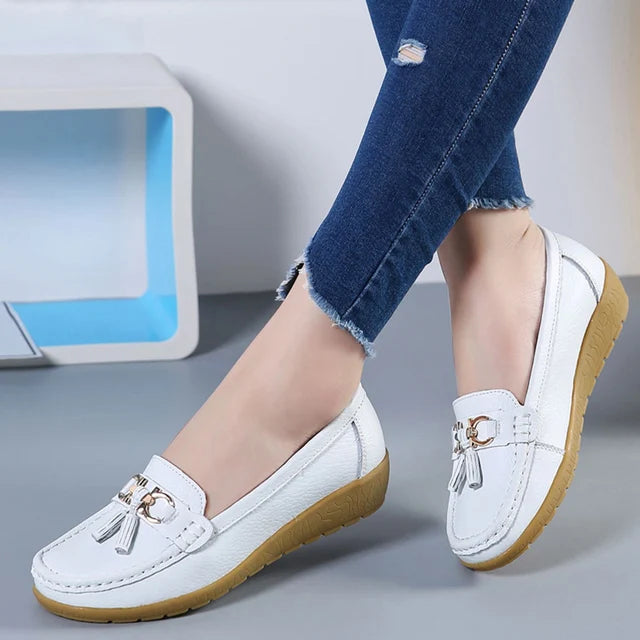 Orthopedic Leather Moccasin | Klyo